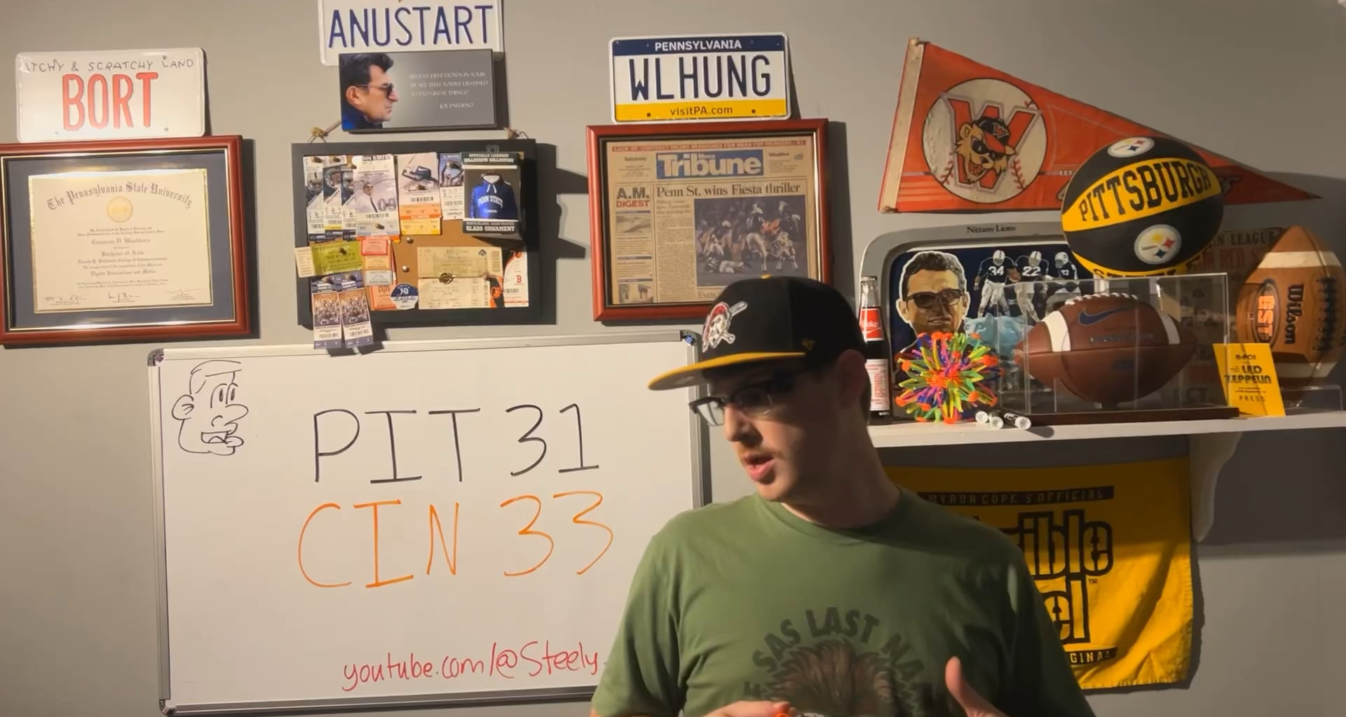 Darnell Washington listed on TNF broadcast at “300+ lbs”