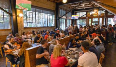 Last call for beloved SF bar near Oracle Park draws mourning SF Giants fans [Scene from the final weekend at 21st Amendment Brewery 😢]