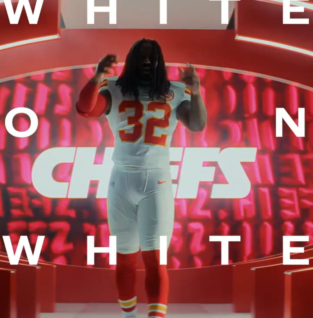 [Chiefs] We're bringing out the white on whites for the first time this season on Monday night