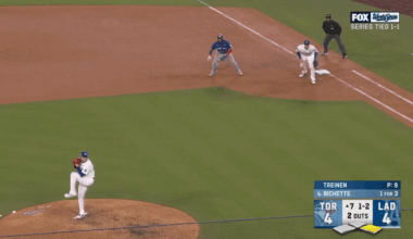 If only the shortstop ran over to flip to the catcher to get the runner at home. You’d never see a play like that though