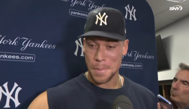 (SNY) "It's the postseason, anything can happen"

Aaron Judge was asked if he's surprised the Yankees are down 0-2 to the Blue Jays: