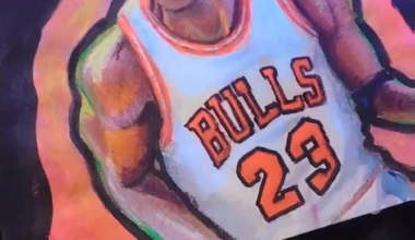 Blacklight Michael Jordan