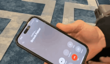 Marcus Foligno calls his teammates to say goodnight