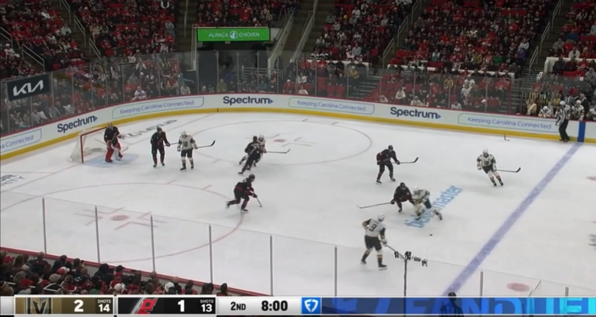 [VGK 2 - (2) CAR] Martinook steals from Eichel and scores on the breakaway