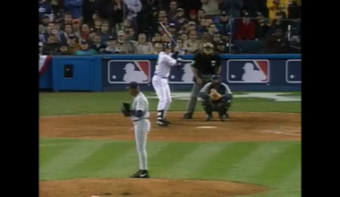 25 years ago today: "Get your tokens ready!"
Good ol' Arthur Rhodes lost his battle against David Justice, and the Bronx shook.