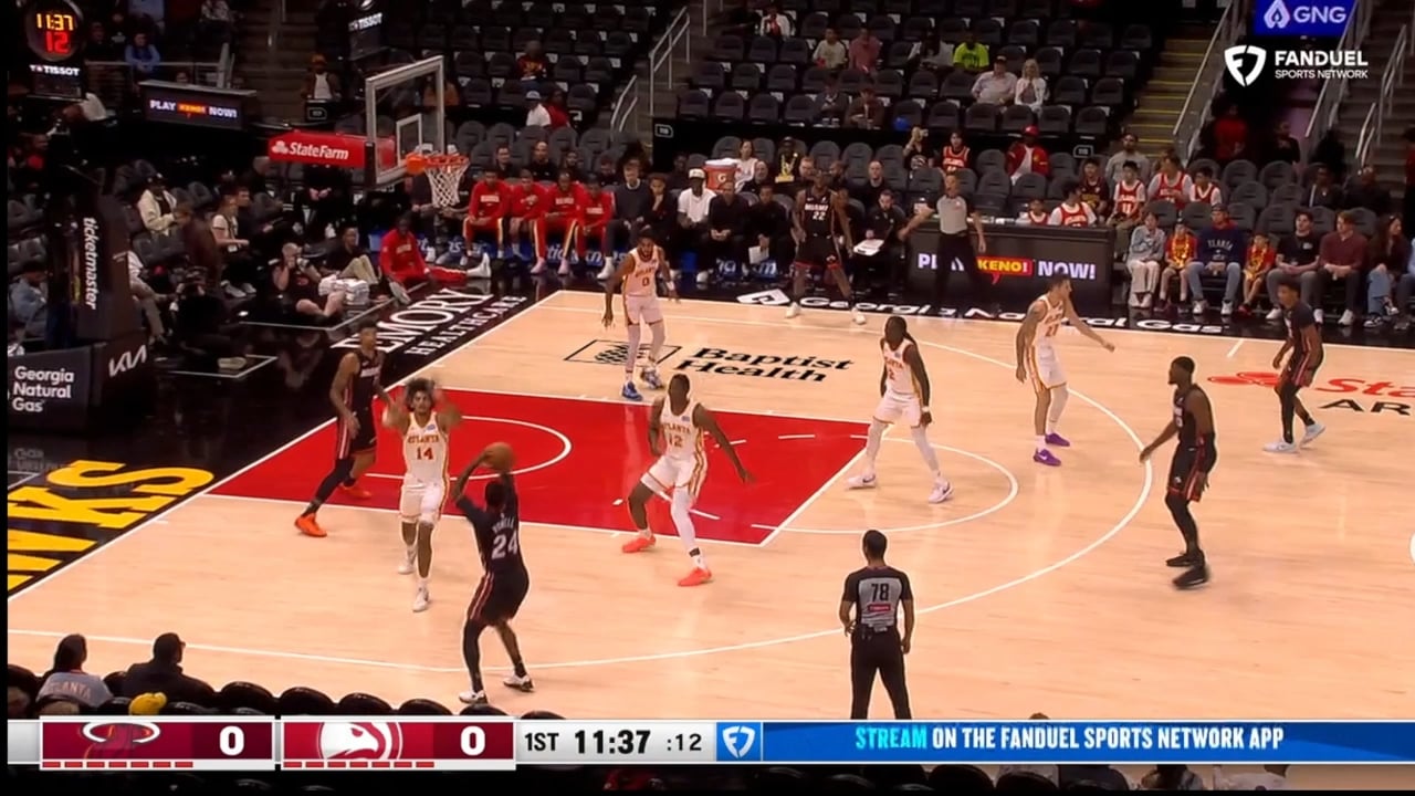 Miami Heat 1st Half Highlights vs Atlanta Hawks