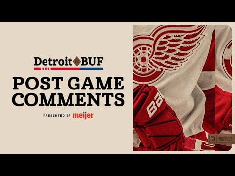 Compher, Finnie, DeBrincat & McLellan Post Game vs BUF | Oct. 23, 2025