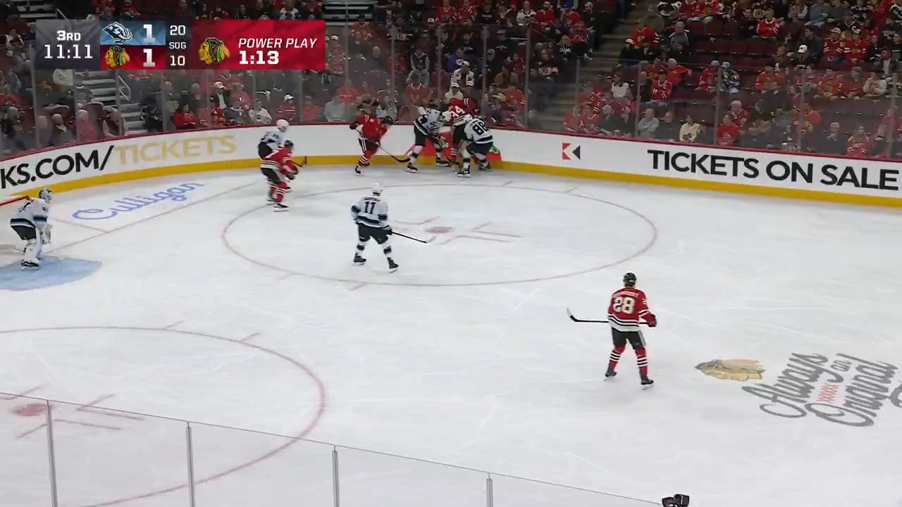 Foligno finds a wide open Burakovsky for the go-ahead goal