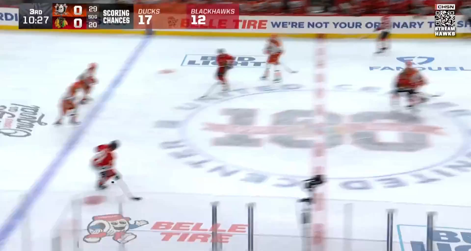 Frank Nazar starts the play at the blue line and finishes it off by cleaning up Wyatt Kaiser's shot that went off the crossbar for his 3rd goal of the season