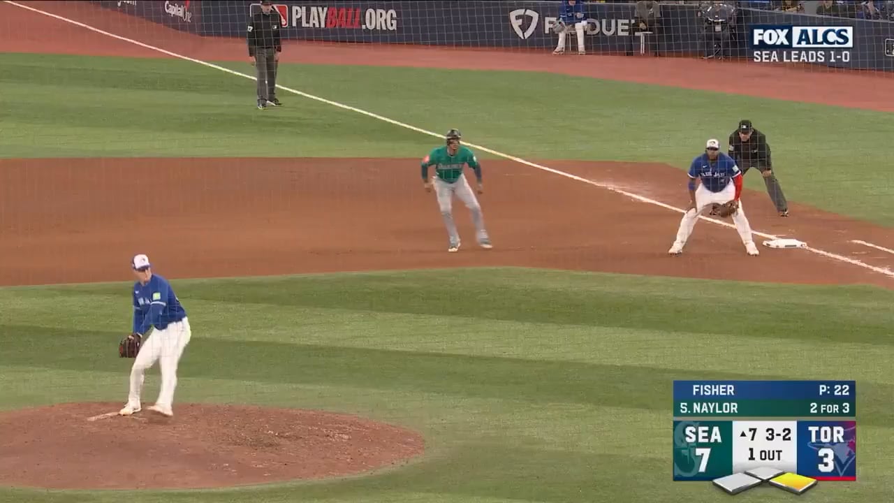 Josh Naylor 2-run home run increases the Mariners lead to 9 - 3 over the Blue Jays