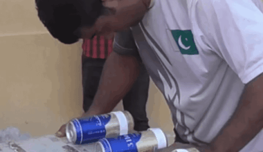 Skattebo post game celebration