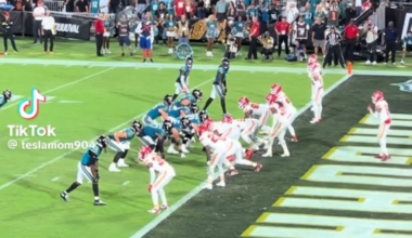 This angle shows just how easily Chris Jones could've made a play if he put in minimal effort