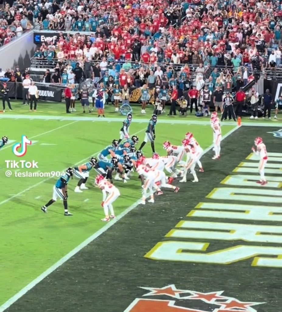 This angle shows just how easily Chris Jones could've made a play if he put in minimal effort