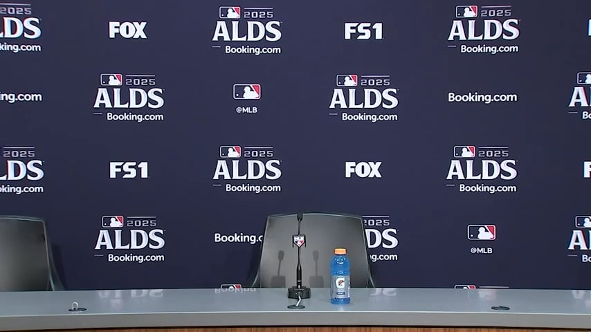 AJ Hinch post-game comments after Game 5 loss: " ... it hurts you know, that group they gave everything they could. You had guys pitching on short rest. You had players giving everything they had because this was game five and we wanted so badly to take the next step as a team"