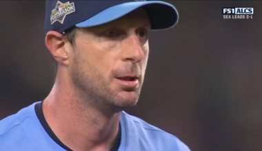 [Highlight] Max Scherzer makes his case to John Schneider to stay in the game and picks up the strikeout