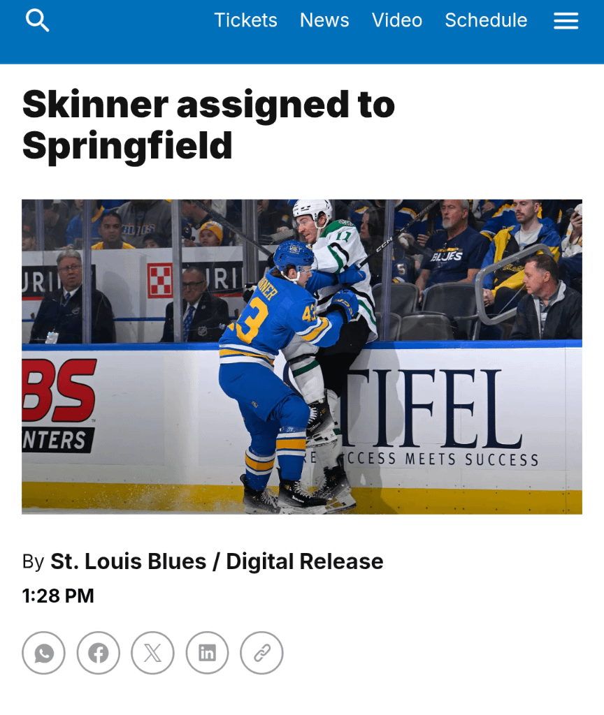 Skinner to the Thunderbirds
