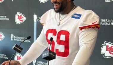 [Goldman] Chiefs DT Mike Pennel says he's glad to be back. Sounds like he began pondering his NFL future after the Jets game, then confirmed that he requested his release. Says that he was encouraged to look for other opportunities, which led him back to Kansas City.