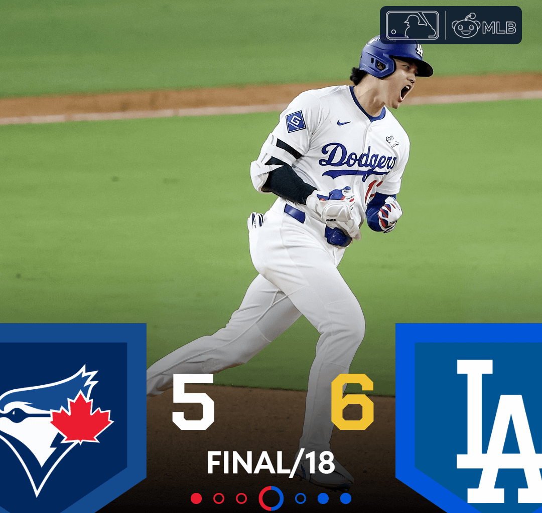 [FINAL] Freddie Freeman walks it off for the Dodgers after 18 Innings!