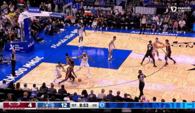 Kel'el Ware Led the Miami Heat With 17 Points and 7 Rebounds in the First Half vs Orlando Magic