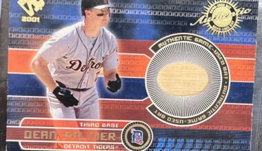 Scored this sweet game used bat card of former Tigers slugger Dean Palmer today!