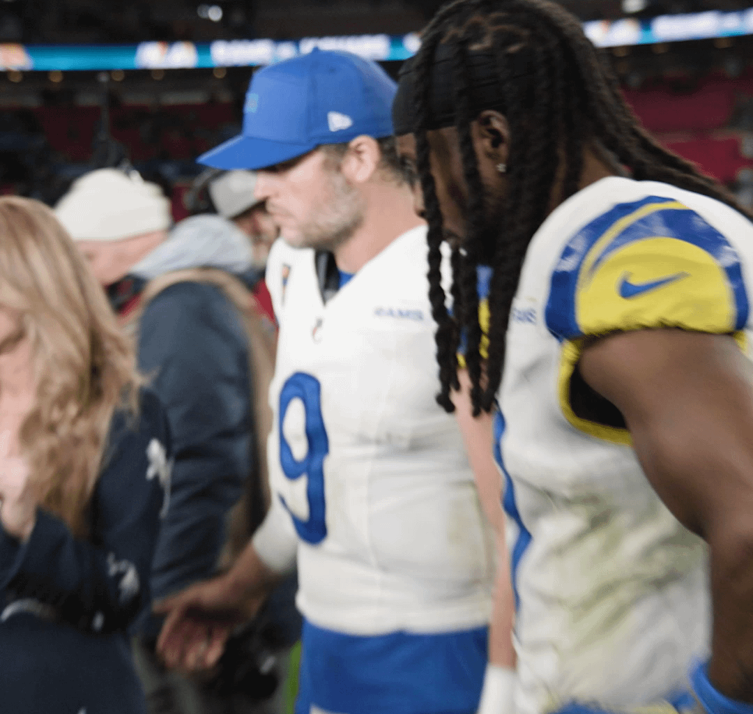 [Mic'd Up] Travis Hunter meets up with Matthew Stafford and Davante Adams postgame