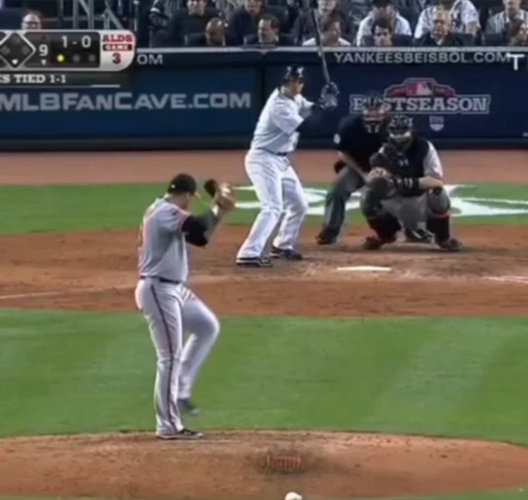 13 years ago today: Raul Ibanez hits a pinch-hit, game-tying homer in the ninth inning, then wins the game for the Yankees with a walk-off bomb in the 12th in Game 3 of the ALDS.