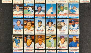 Finally completed the entire Cubs Hostess run from 1975-1979, including variations!