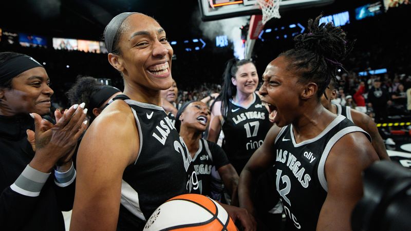 Las Vegas Aces end Indiana Fever’s magical run in overtime Game 5 win to reach WNBA Finals