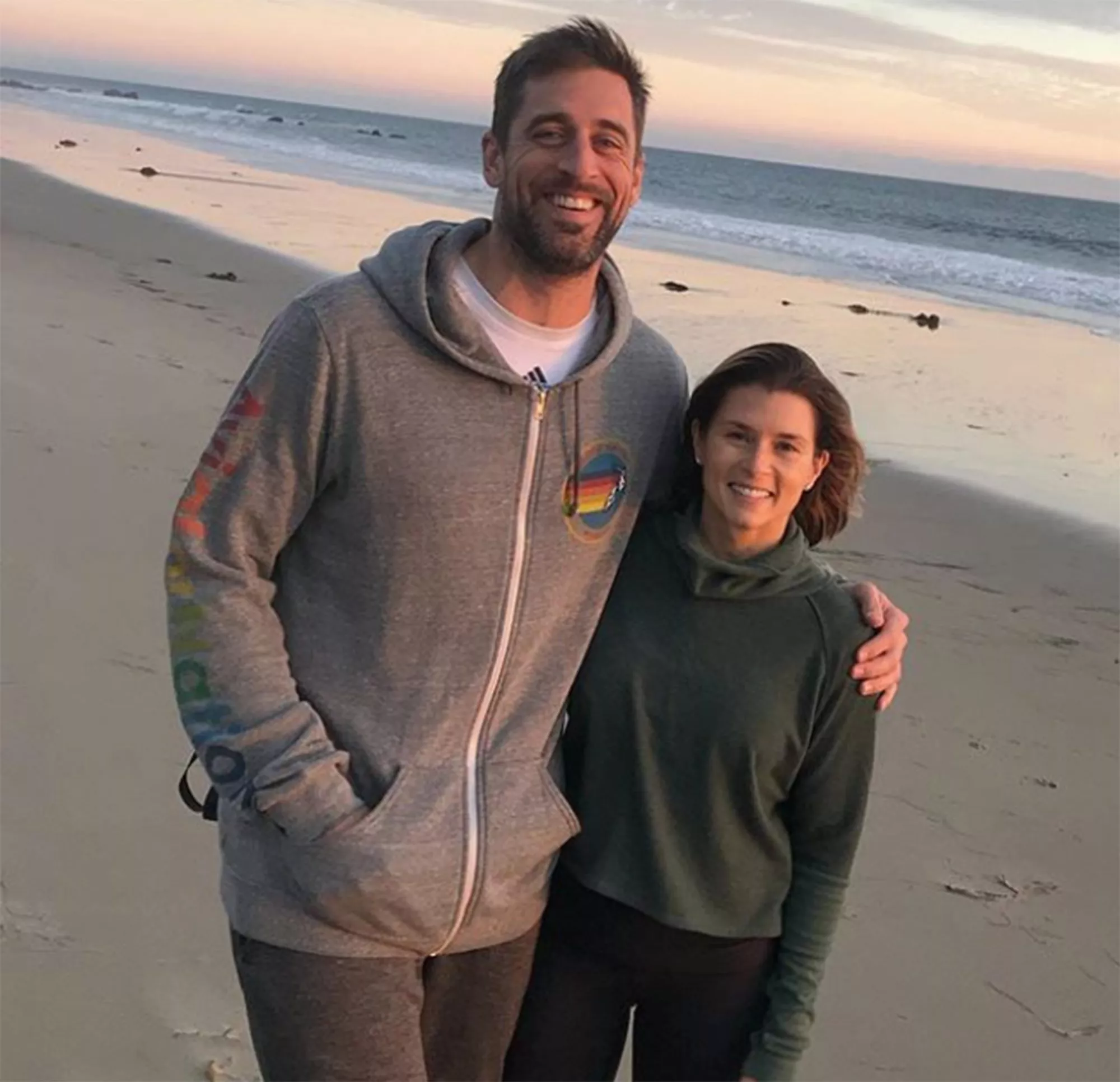 danica-patrick-aaron-rogers