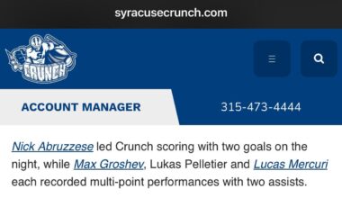 Our next brightest star Lukas Pelletier with a multi-point game for Crunch tonight