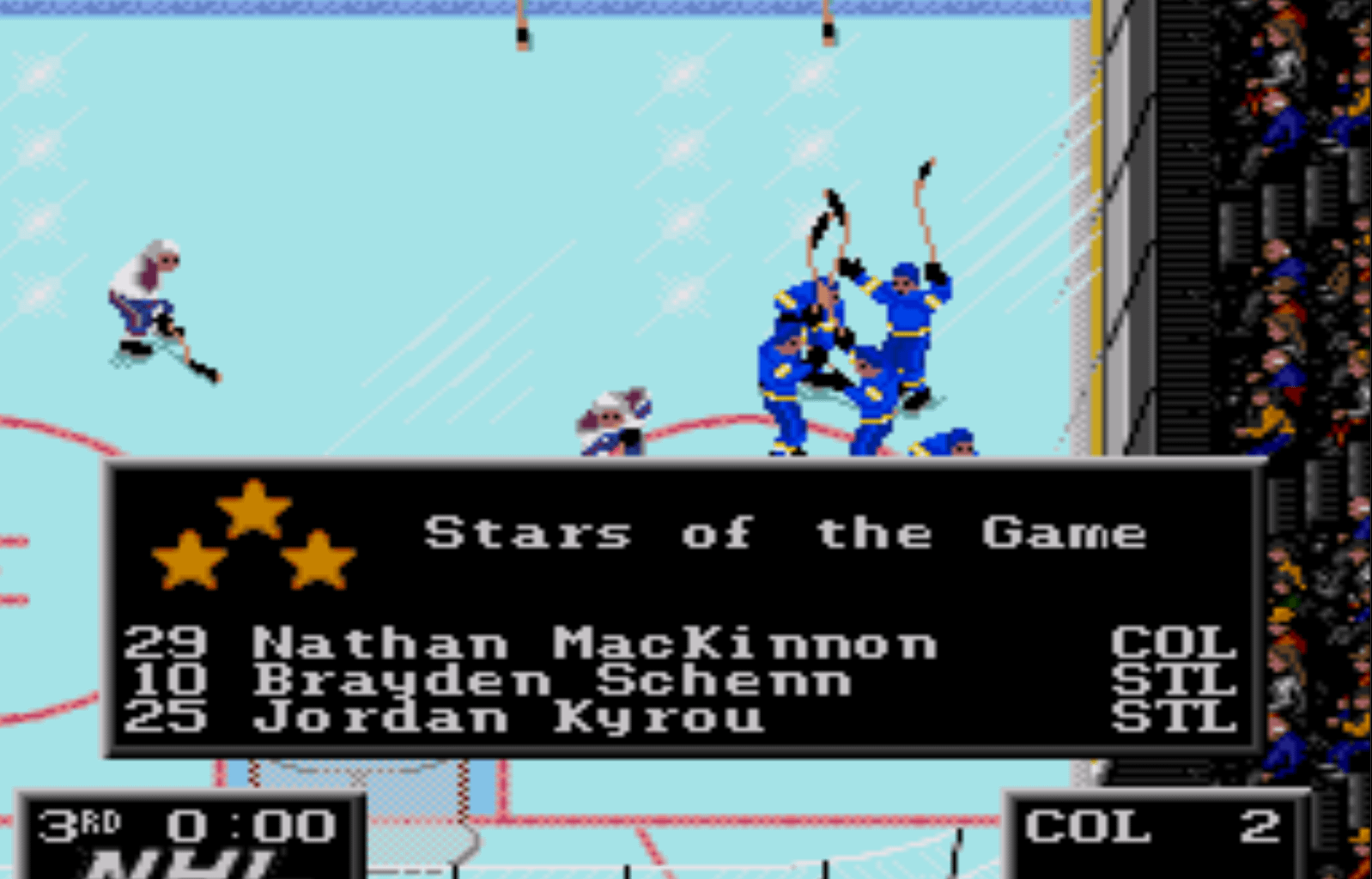 The only way I can enjoy Blues hockey right now.