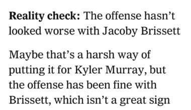 At least we’re not #30….