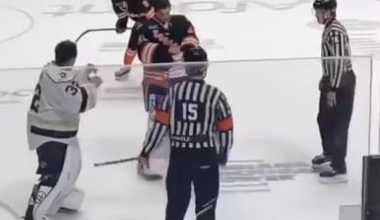 why aren’t goalie fights ‘allowed’