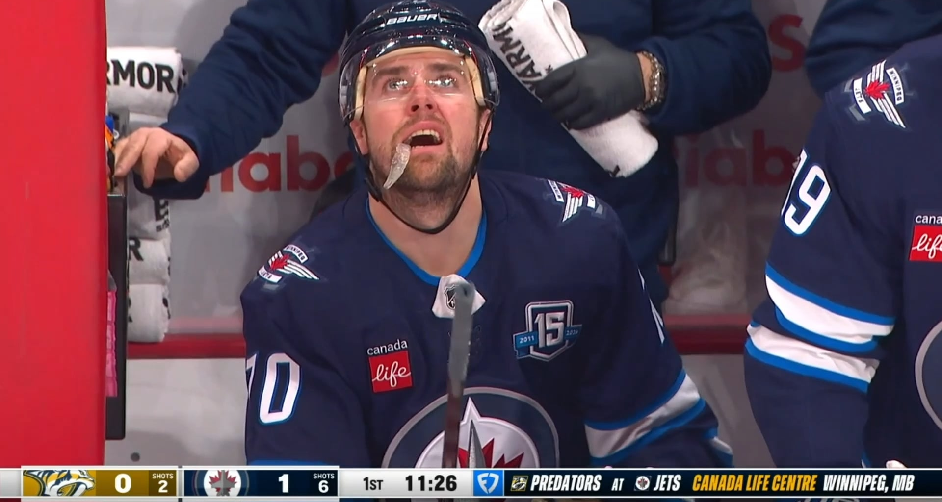 Ozzy hits a Jet into McCarron