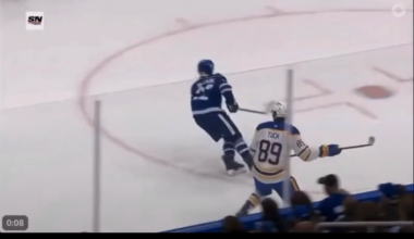 McCabe levels Byram and TKO’s Tuch.