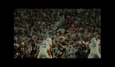 Diggs POV of Maye's hand signal