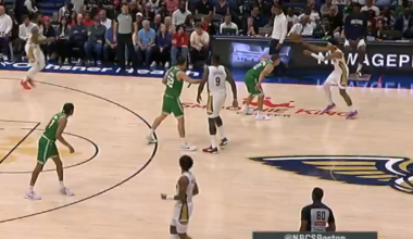 Josh Minott w/ a steal, slam & slip