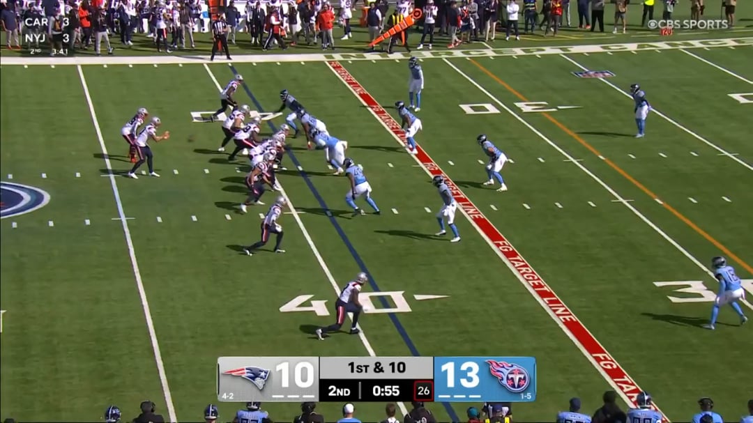 [Highlight] Drake Maye throws 39-yard LASER TD pass to Kayshon Boutte