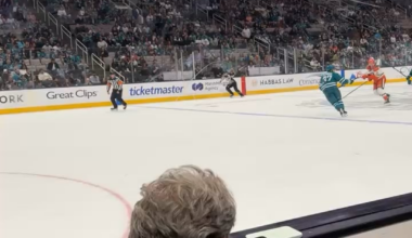 sharks fans were being assholes this game