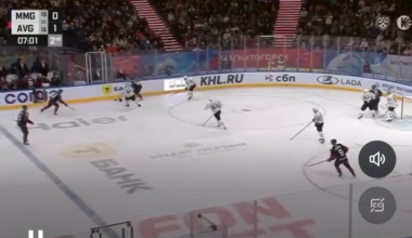 Kantserov scores off the rebound - Now tied for 1st in goals in the KHL!