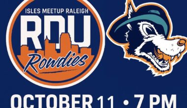 Raleigh Isles fans! We’re kicking off the Schaffer era this Saturday.