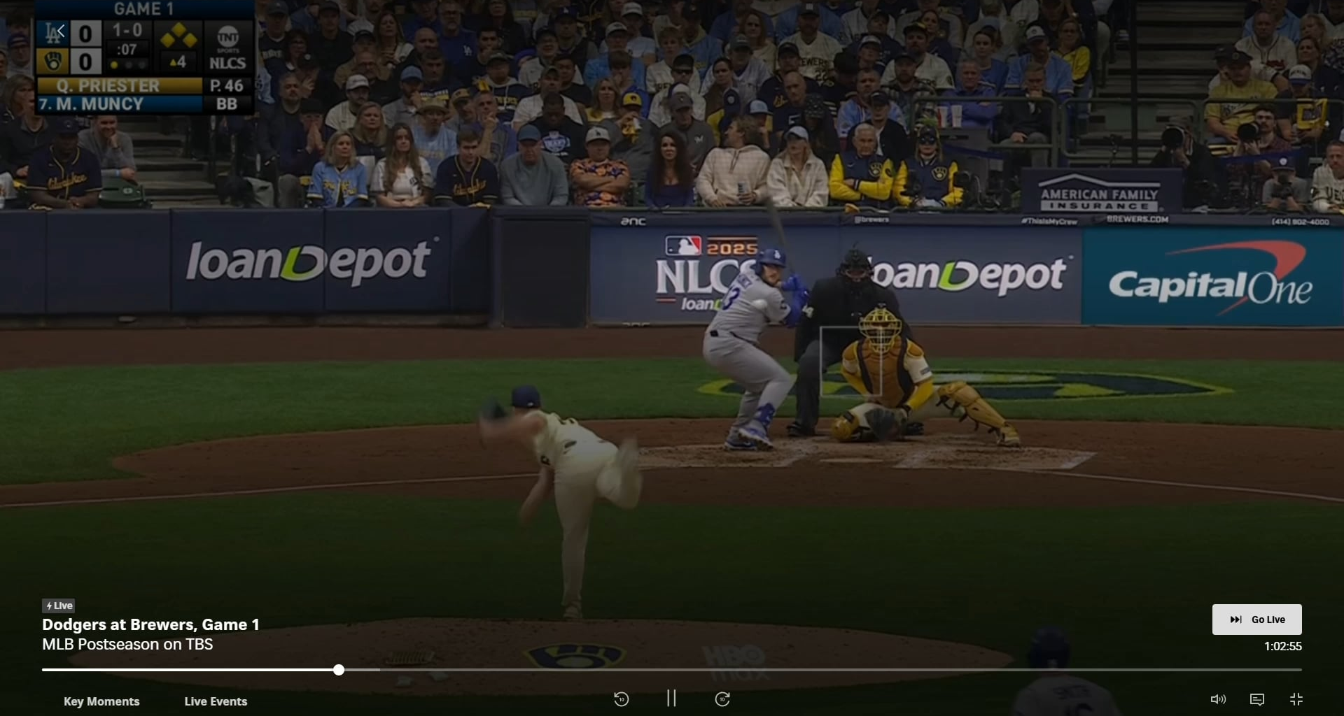 Frelick robs the home run, Contreras gets the force out at home AND third!