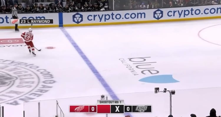 Raymond with the eventual winner in the SO