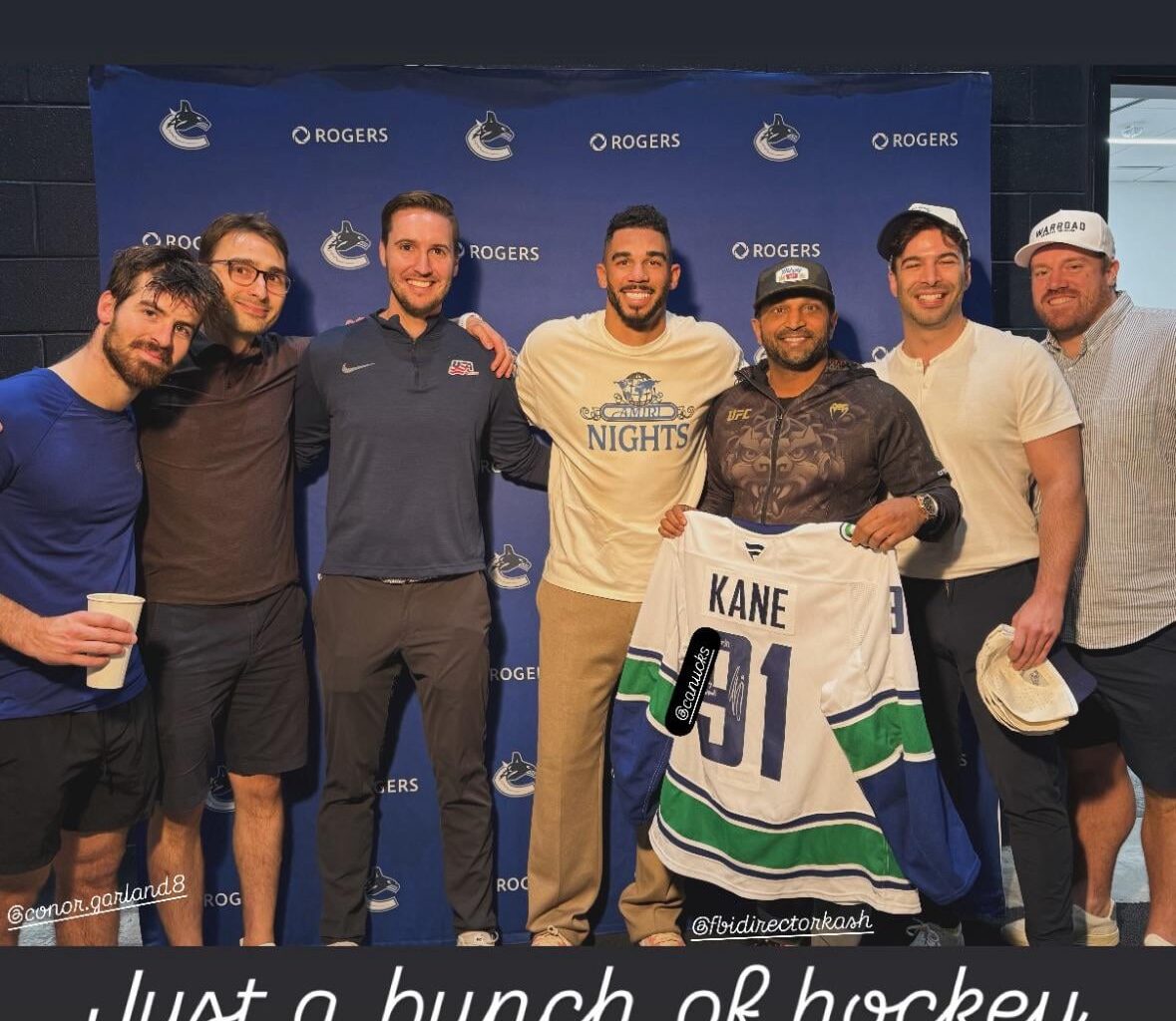 Garland and Kane with kash Patel 👎