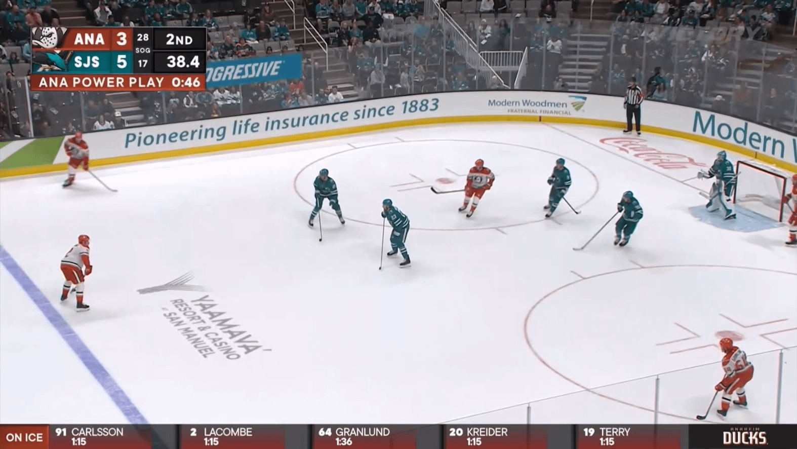 Kreider gets his 1st as a Duck!