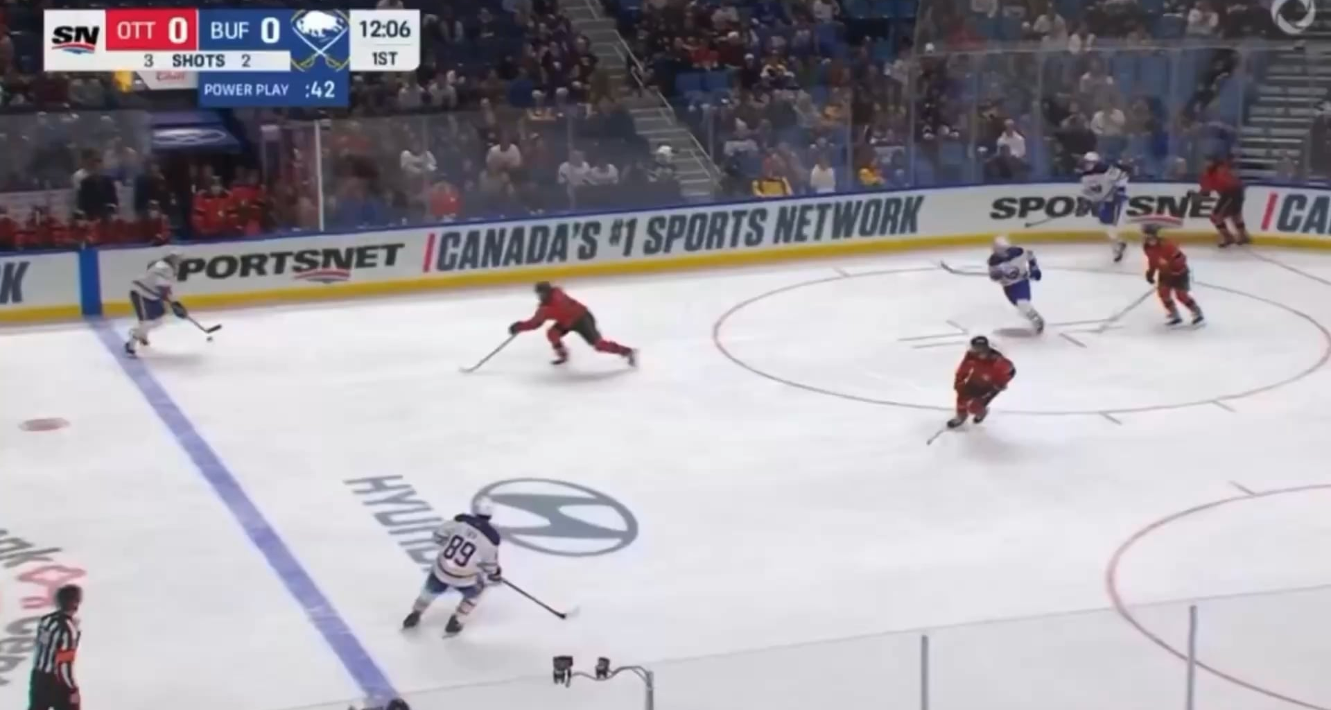 The Buffalo Sabres have scored a goal