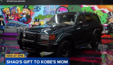 Shaq tracked down Kobe's old Land Cruiser and fully restored it as a surprise for his family