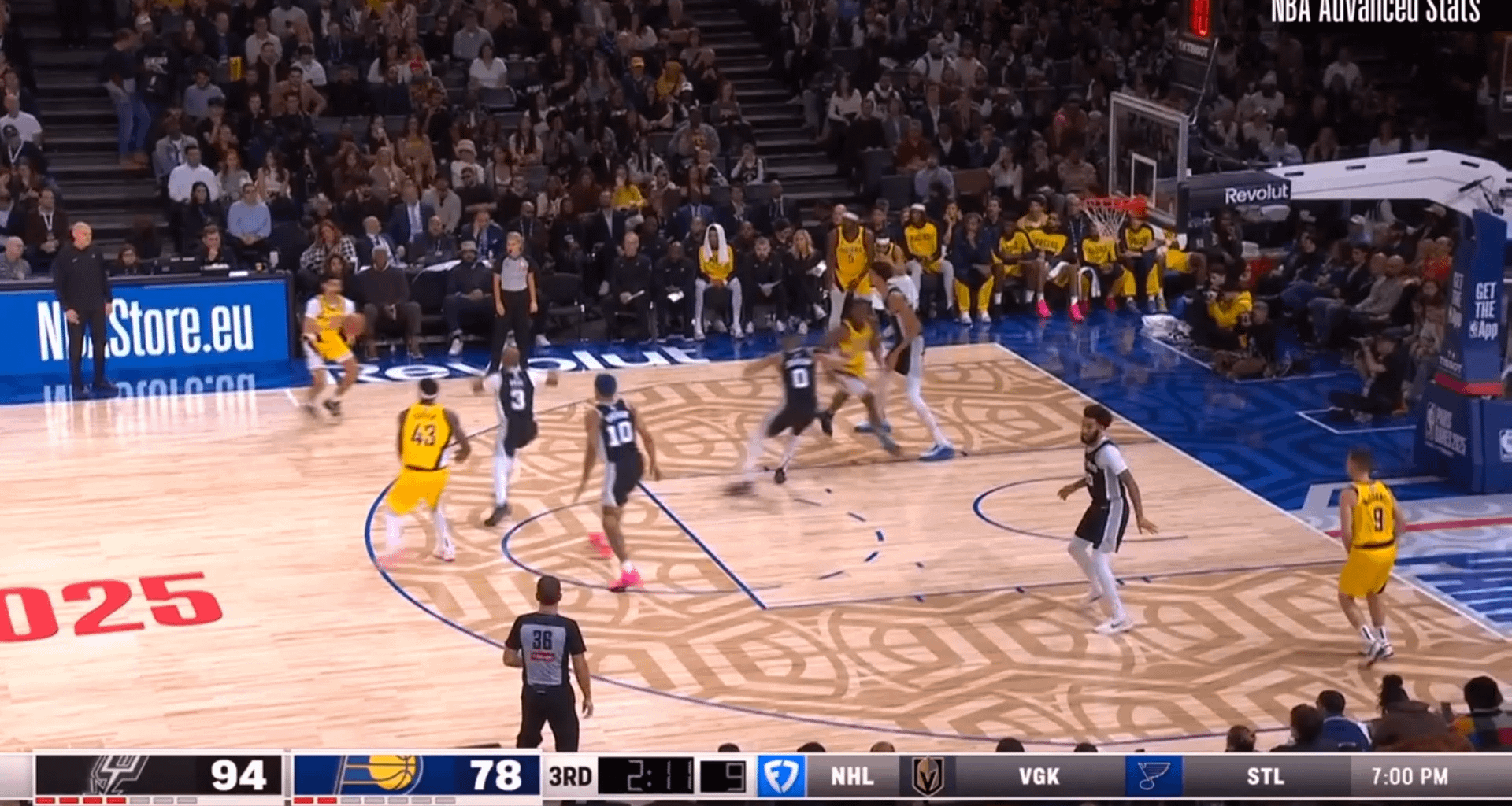 Victor Wembanyama assists to Jeremy Sochan