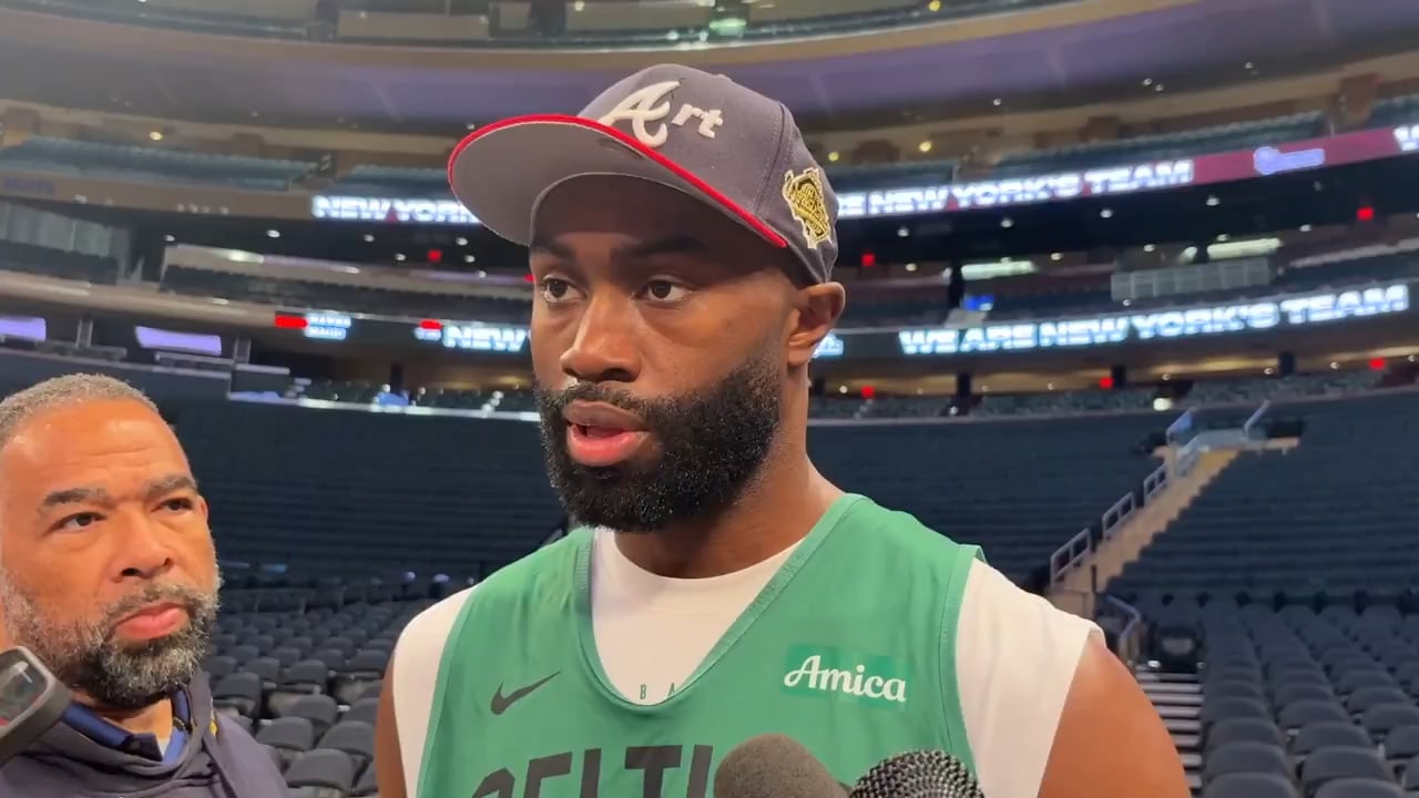 Jaylen Brown on sports betting: "That whole world was introduced a couple of years ago and I don't think they took players into consideration ... we don't benefit from any of the profits, but we gotta deal with a lot of the extra negativity and scrutiny behind all the gambling."