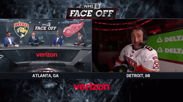 Biz and Marchand back at it with their first interview of the season